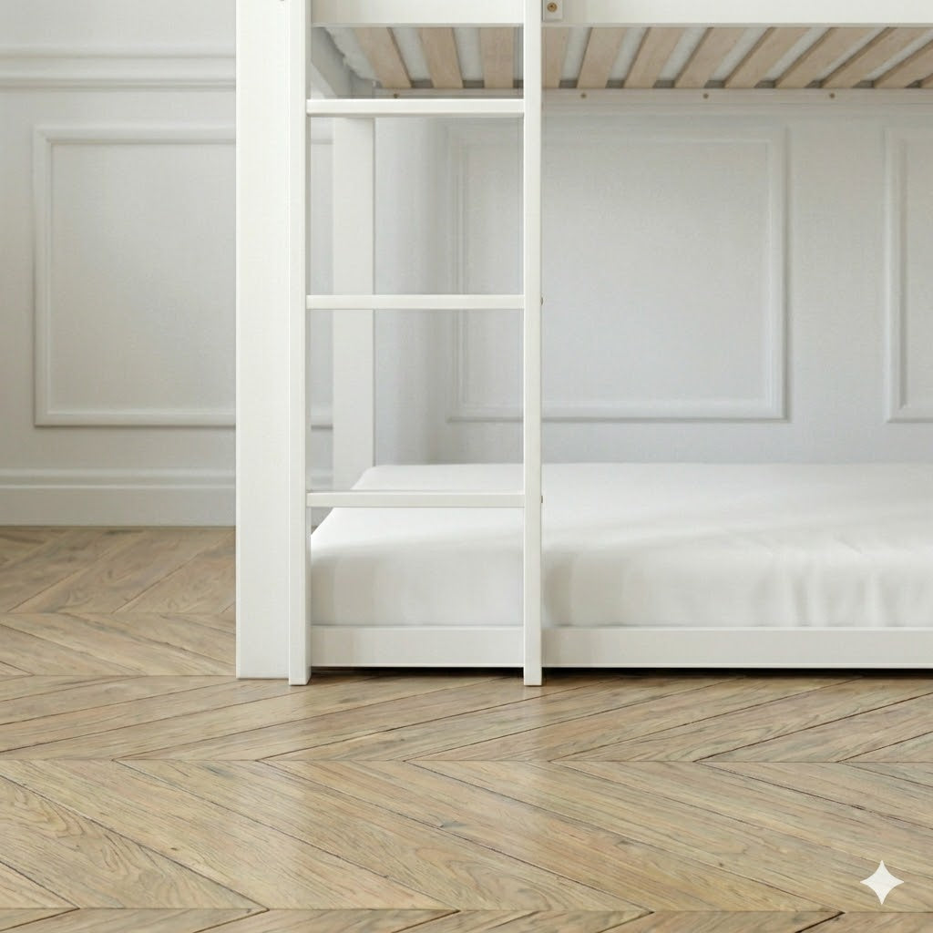 Lit Cabane Superposé Toboggan Modèle Leria 140x200