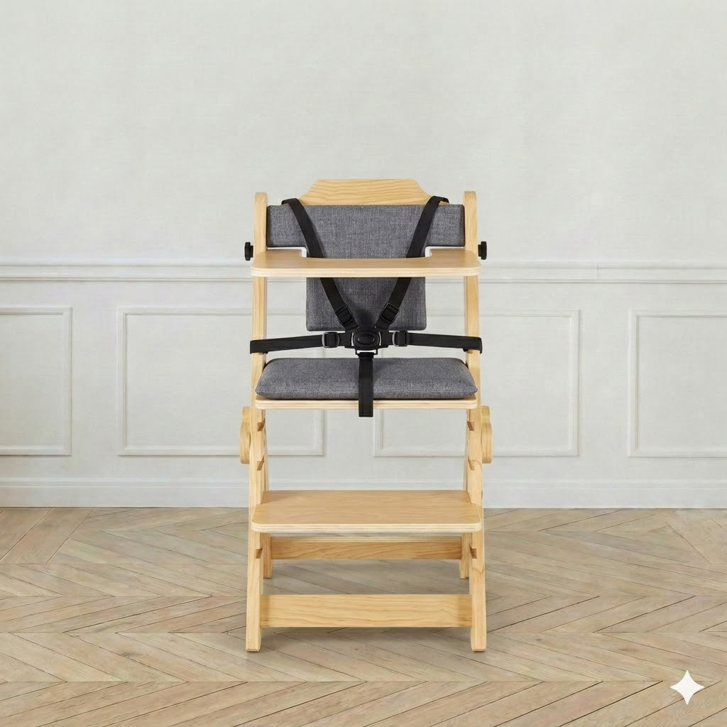 Seggiolone in legno Leila