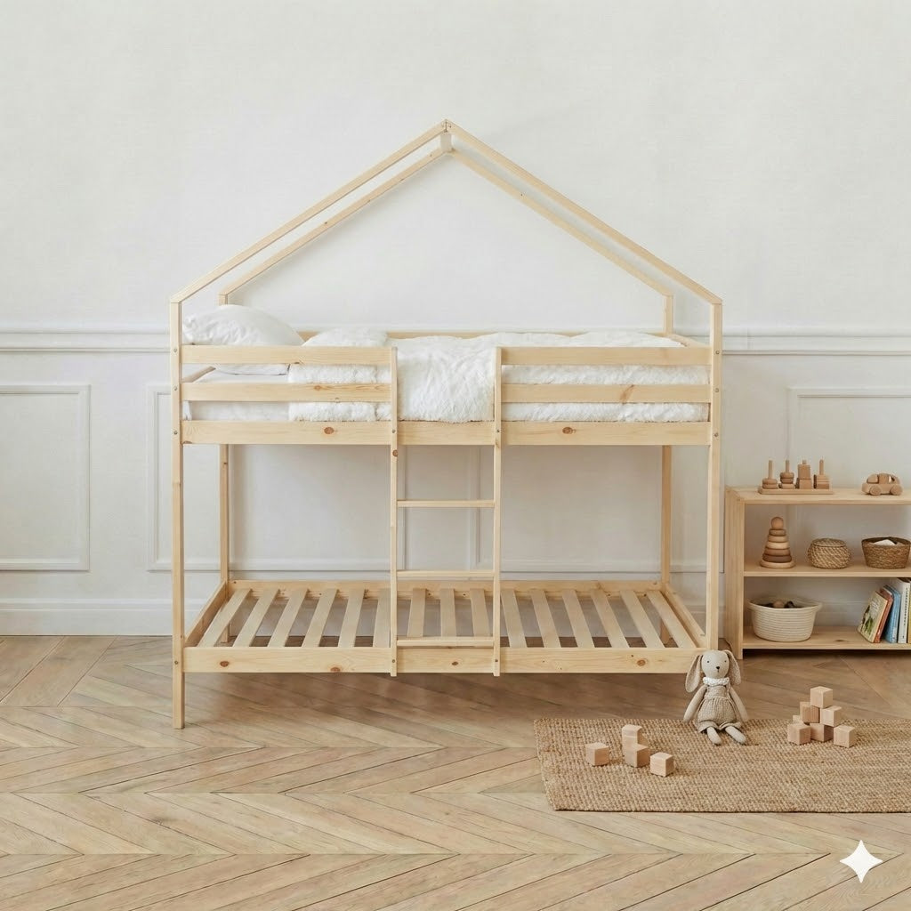 Lit Cabane Superposé Modèle Andria 90x190