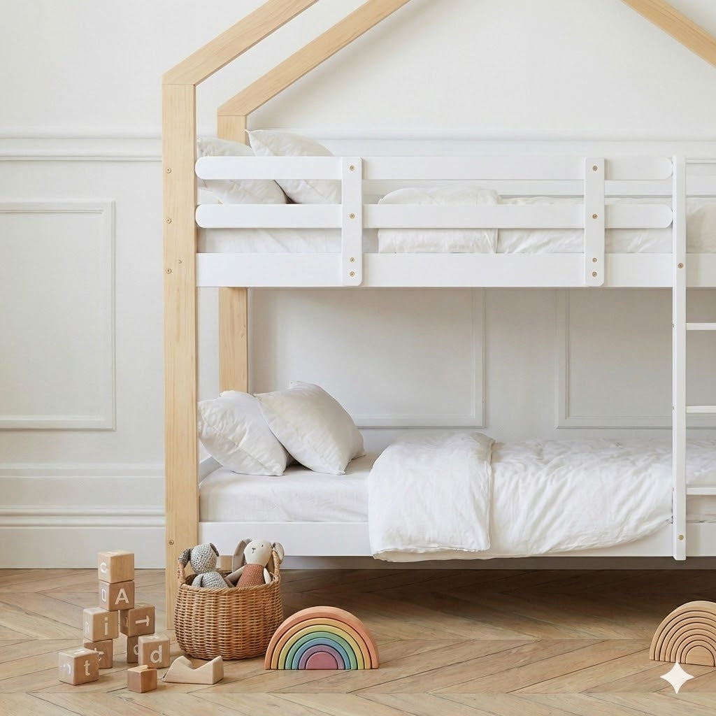 Lit Cabane Superposé Tobbogan Modèle Alice 90x200