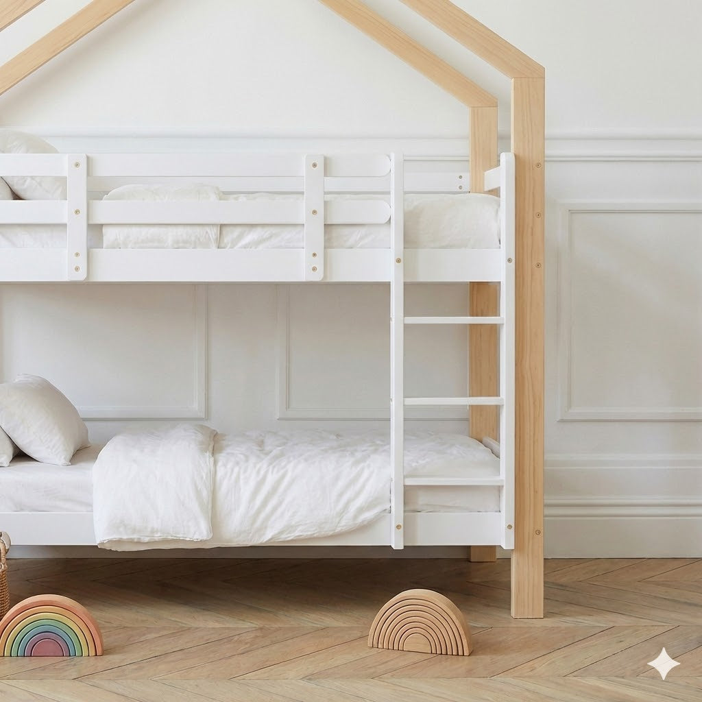 Lit Cabane Superposé Tobbogan Modèle Alice 90x200