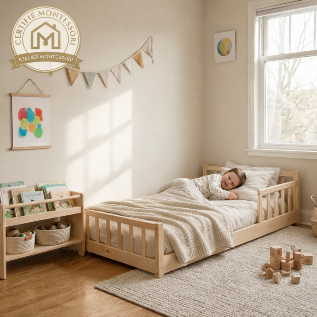 Lit Montessori Au Sol modèle Stella 90x190