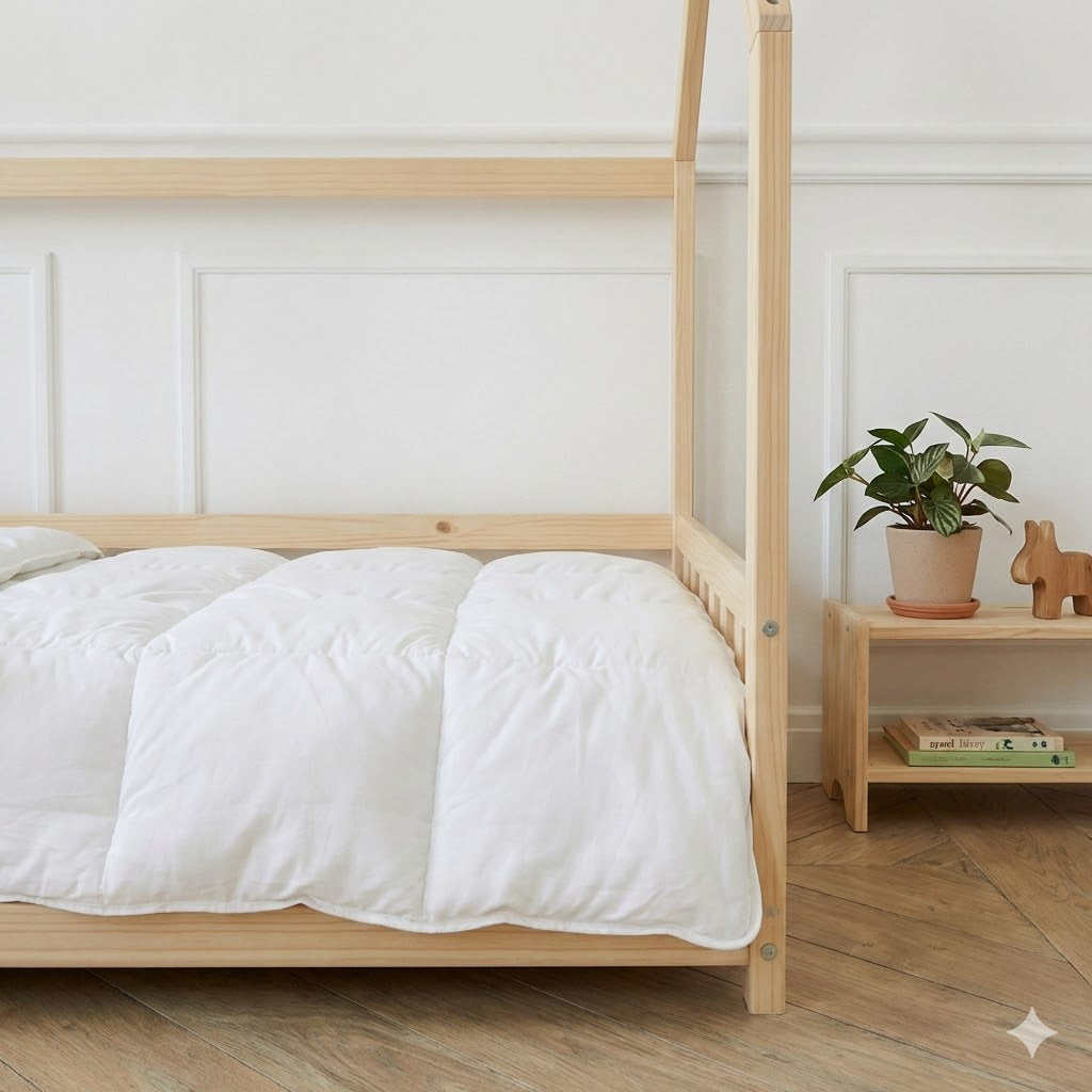 Lit Cabane Montessori Modèle Noé Avec Barrières