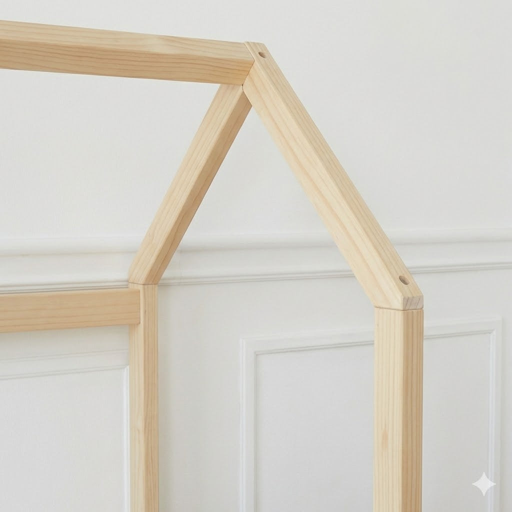 Lit Cabane Montessori Modèle Noé Avec Barrières