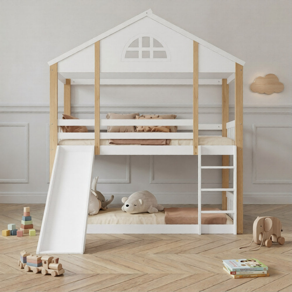 Letto a Castello Scivolo Modello Diana 90x200