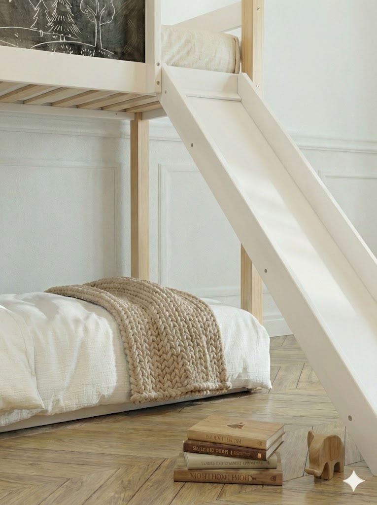 Lit Superposé Toboggan Modèle Lisa 90x200